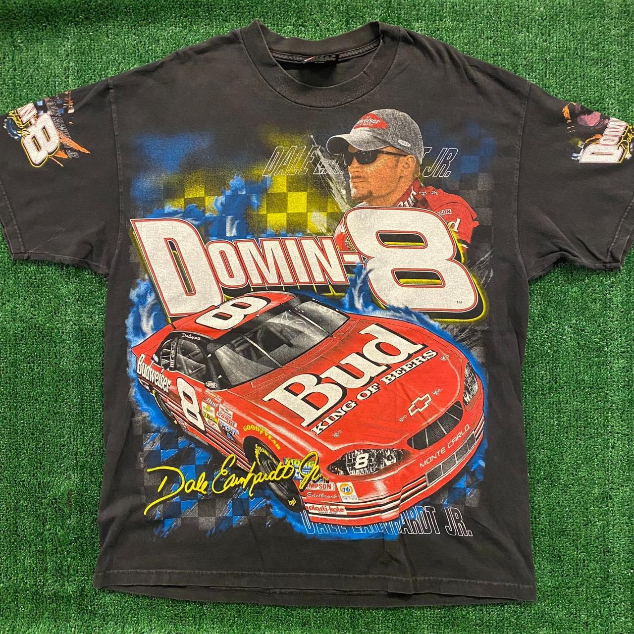 Dale Earnhardt Vintage 90s NASCAR T-Shirt Size:... - Depop