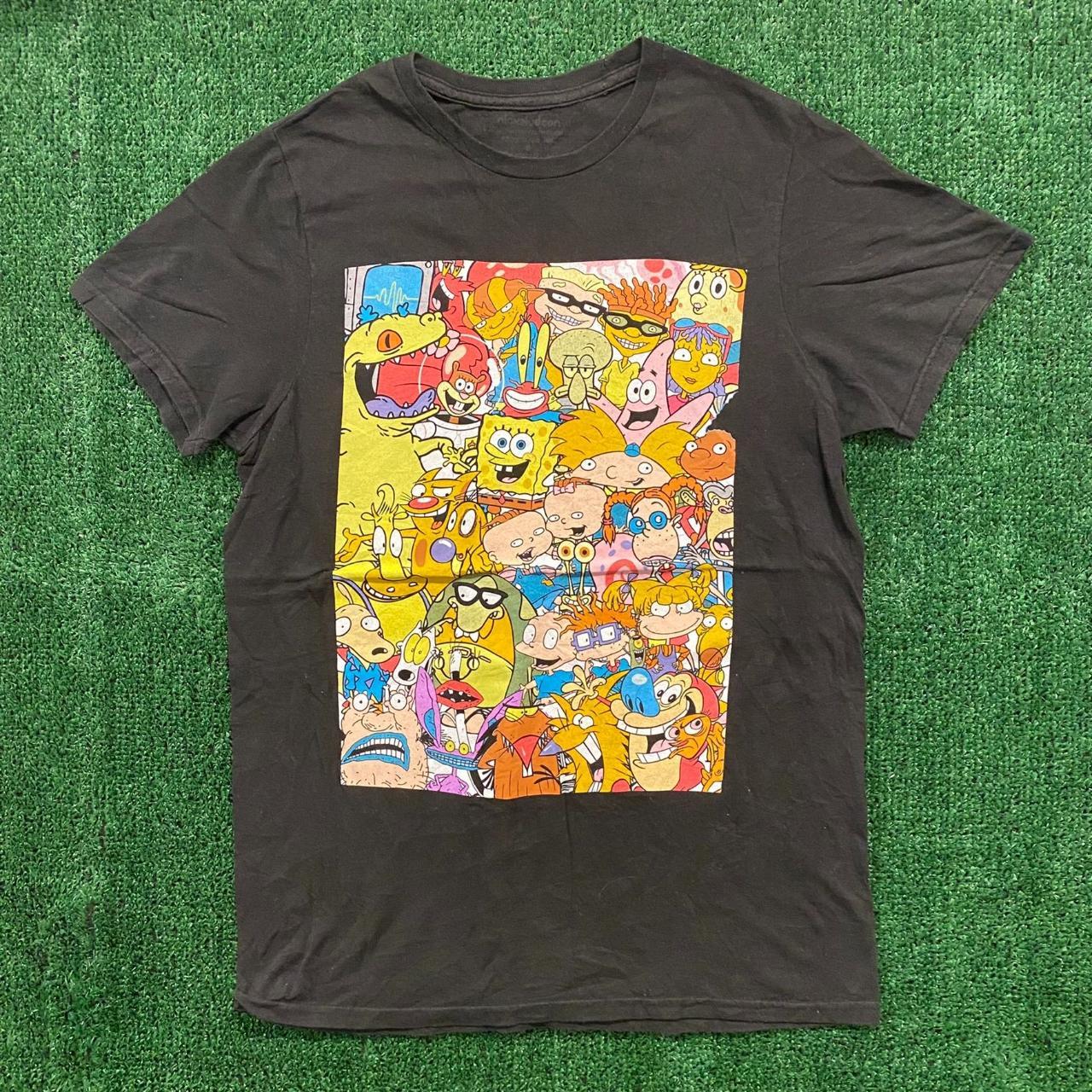 Nickelodeon Characters Vintage Cartoon T-Shirt Size:... - Depop