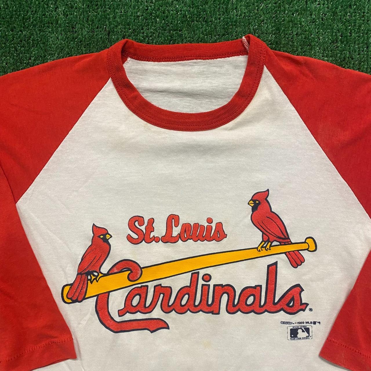 St Louis Cardinals: LONGSLEEVE MLB STITCHES Shirt: MEN'S MEDIUM