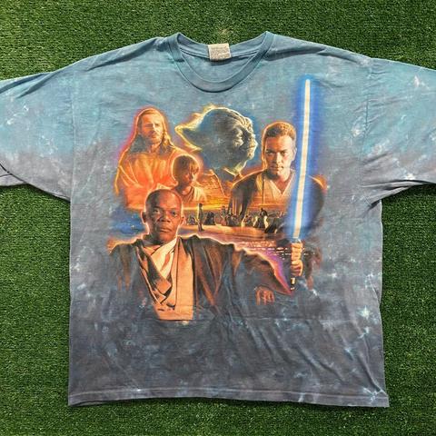 Liquid Blue Star Wars Vintage 90s T-Shirt Size: - Depop