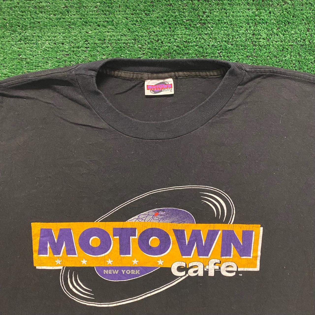 Motown Cafe New York Vintage 90s T-Shirt Size: - Depop