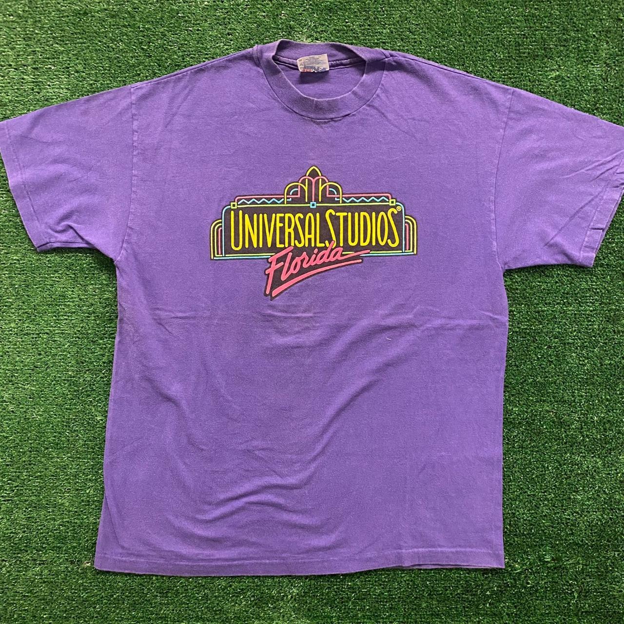 Universal Studios Florida Vintage 90s T-Shirt Size:... - Depop
