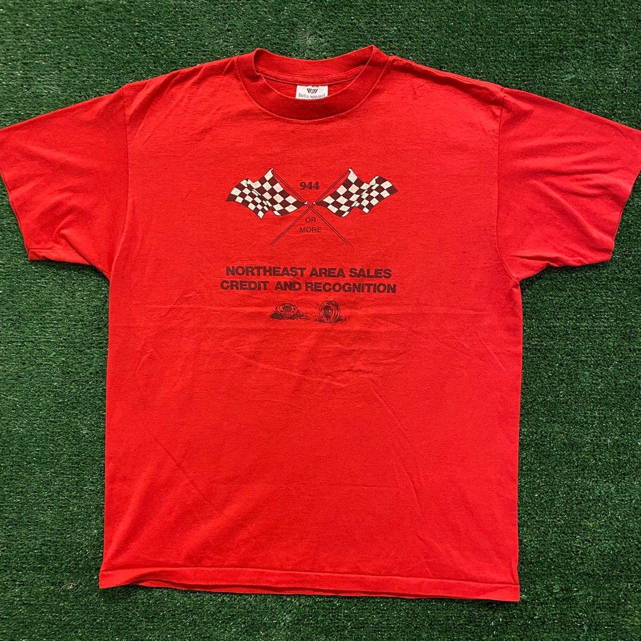 American Vintage Men's Red T-shirt | Depop