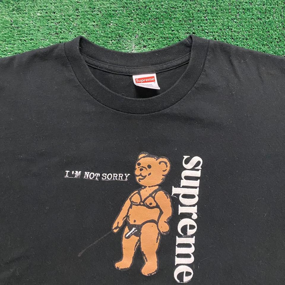 Supreme Not Sorry Strap-on Bear T-SHIRT Hot Pink SS21 LARGE
