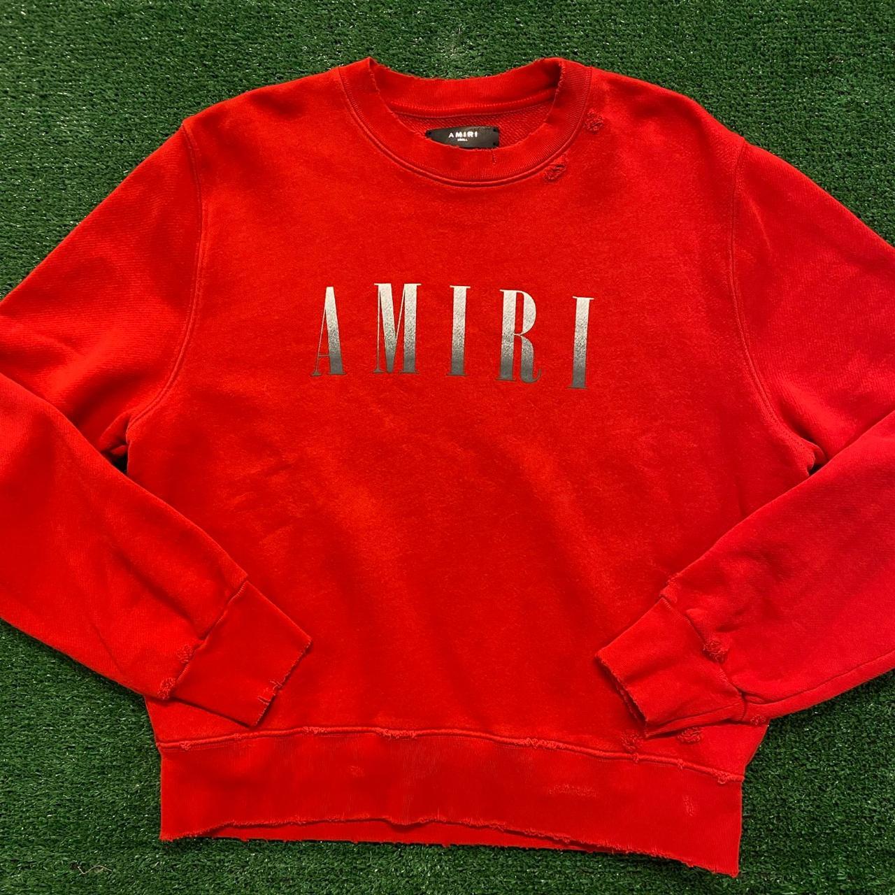 Amiri Men's Red Sweatshirt