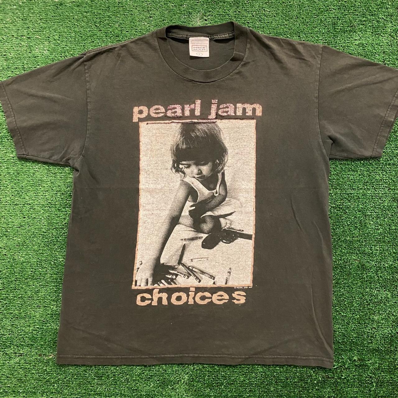 Pearl Jam Choices Vintage 90s Grunge Band... - Depop