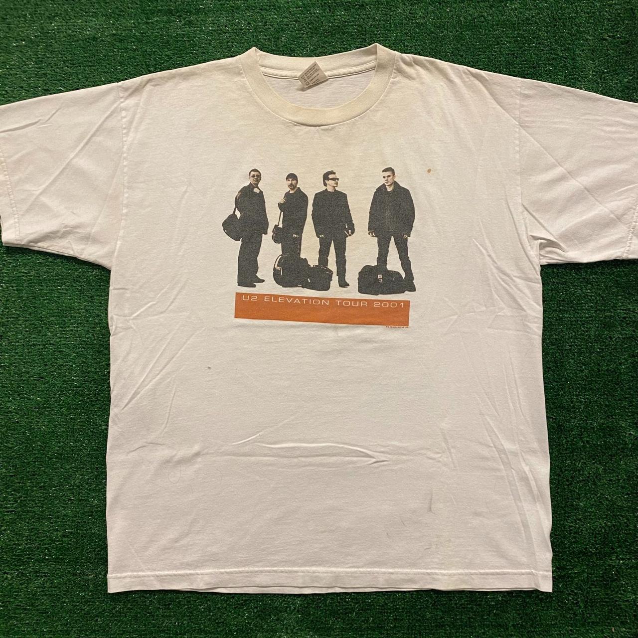 U2 Elevation Tour Vintage Band T-Shirt Size:... - Depop