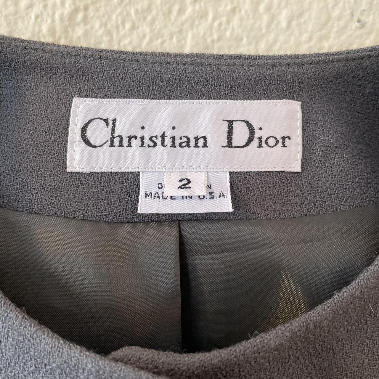 Christian Dior Women's Khaki Jacket | Depop