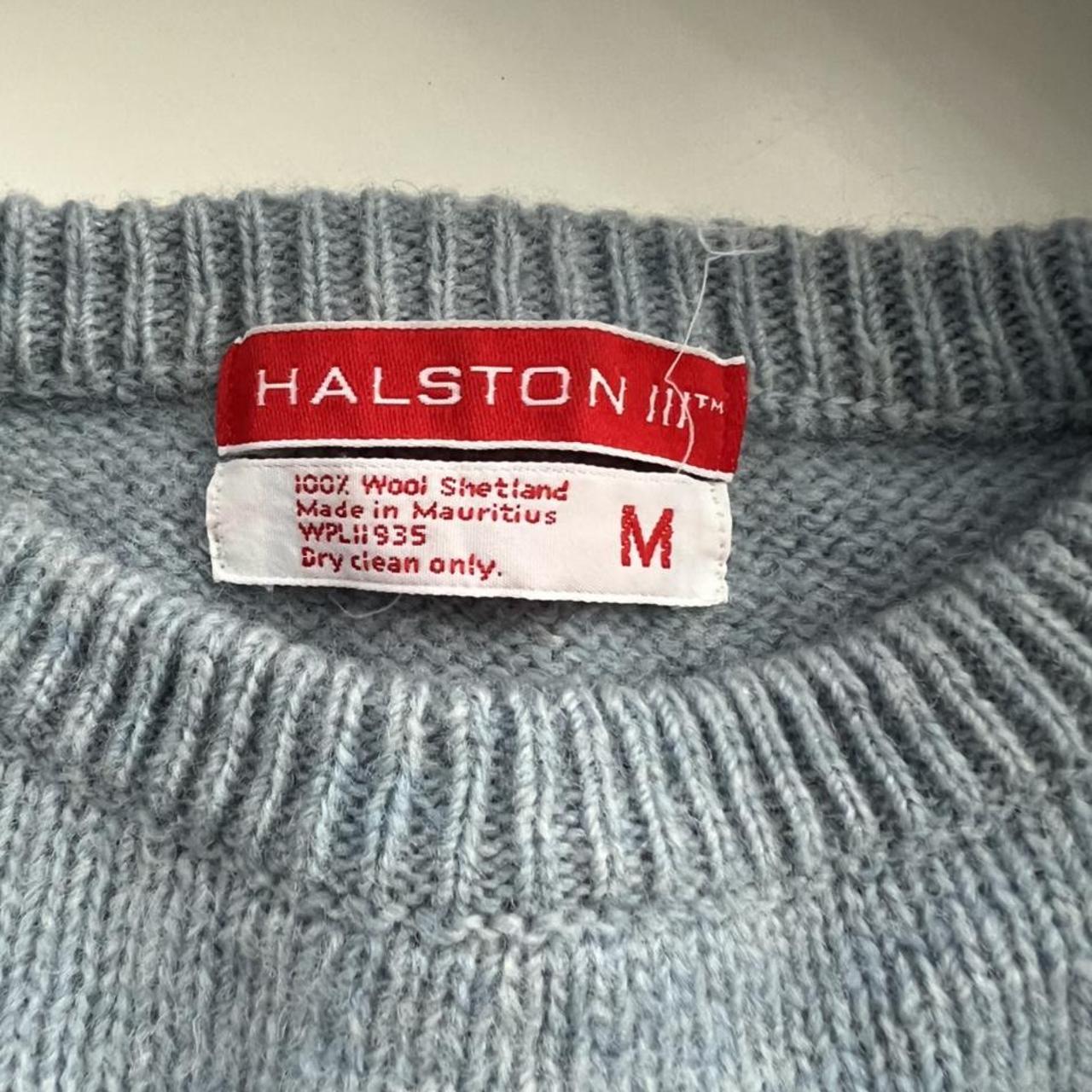 Halston lll wool sweater. 100% Shetland wool. In... - Depop