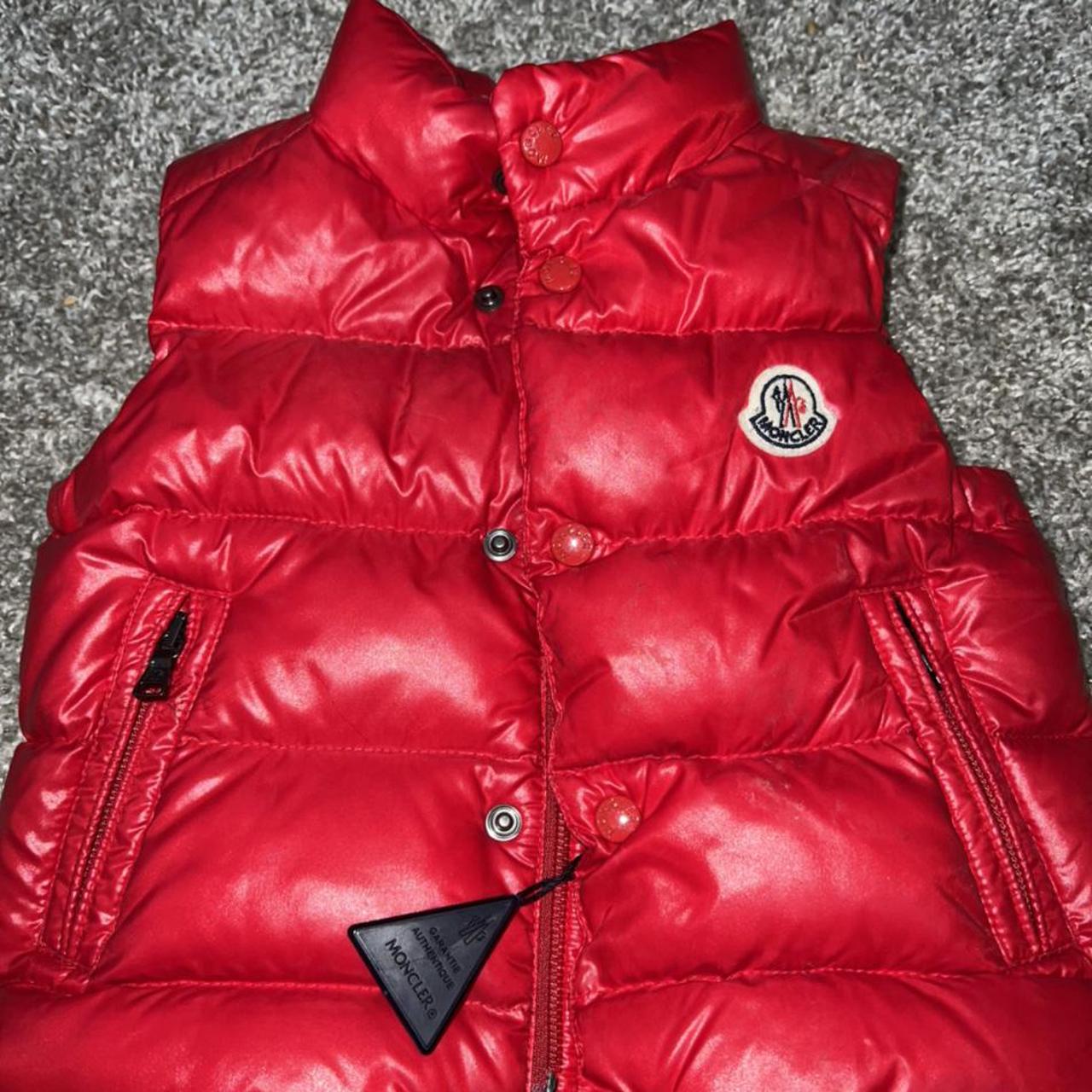 Kids Moncler vest, size 12 Worn Depop