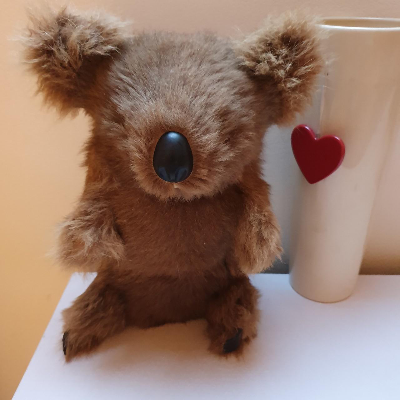 Vintage/Old Koala Bear Soft Toy Cuddling Real Fur... Depop