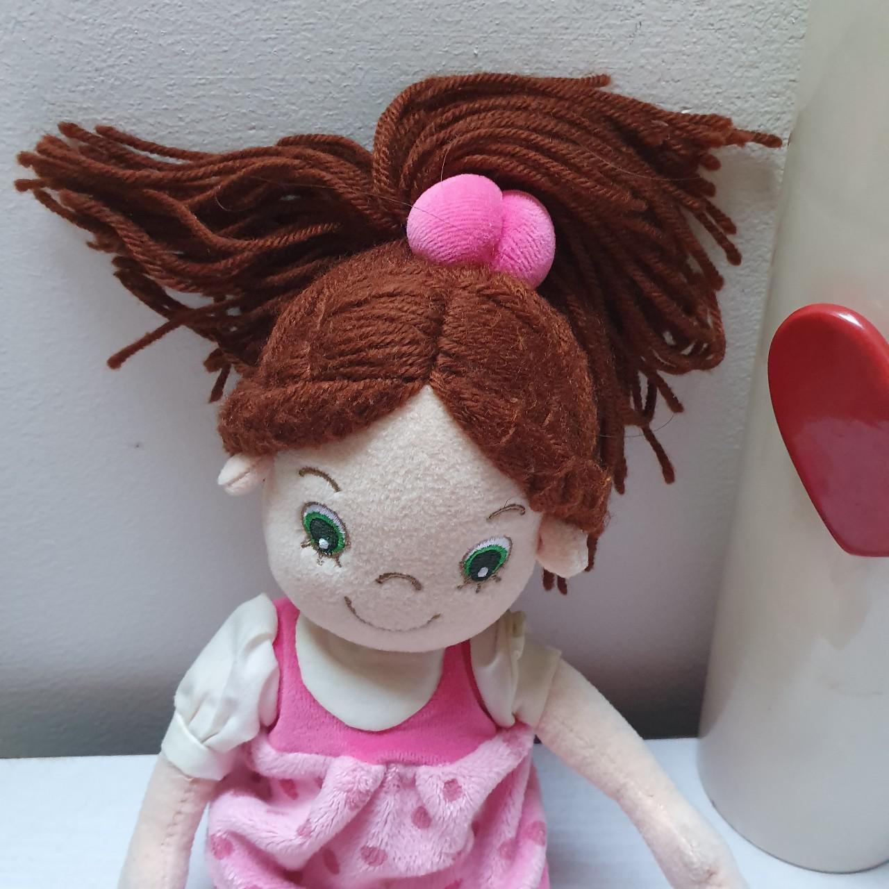 AURORA Beautiful Rag Doll Soft Plush Toy Pink Dress... Depop