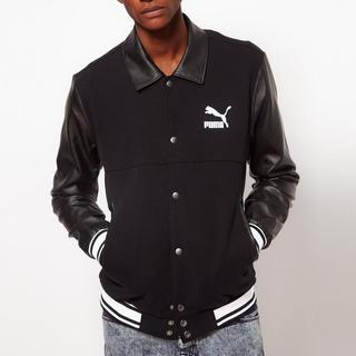 PUMA TEAM Men's Varsity Jacket Black Puma Sku: 621788_01, 40% OFF