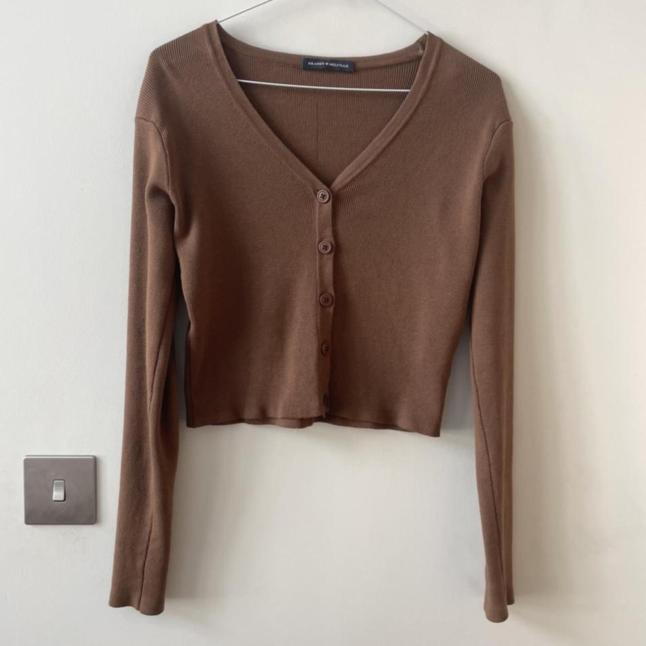 Brandy Melville Women's Brown Jumper Depop