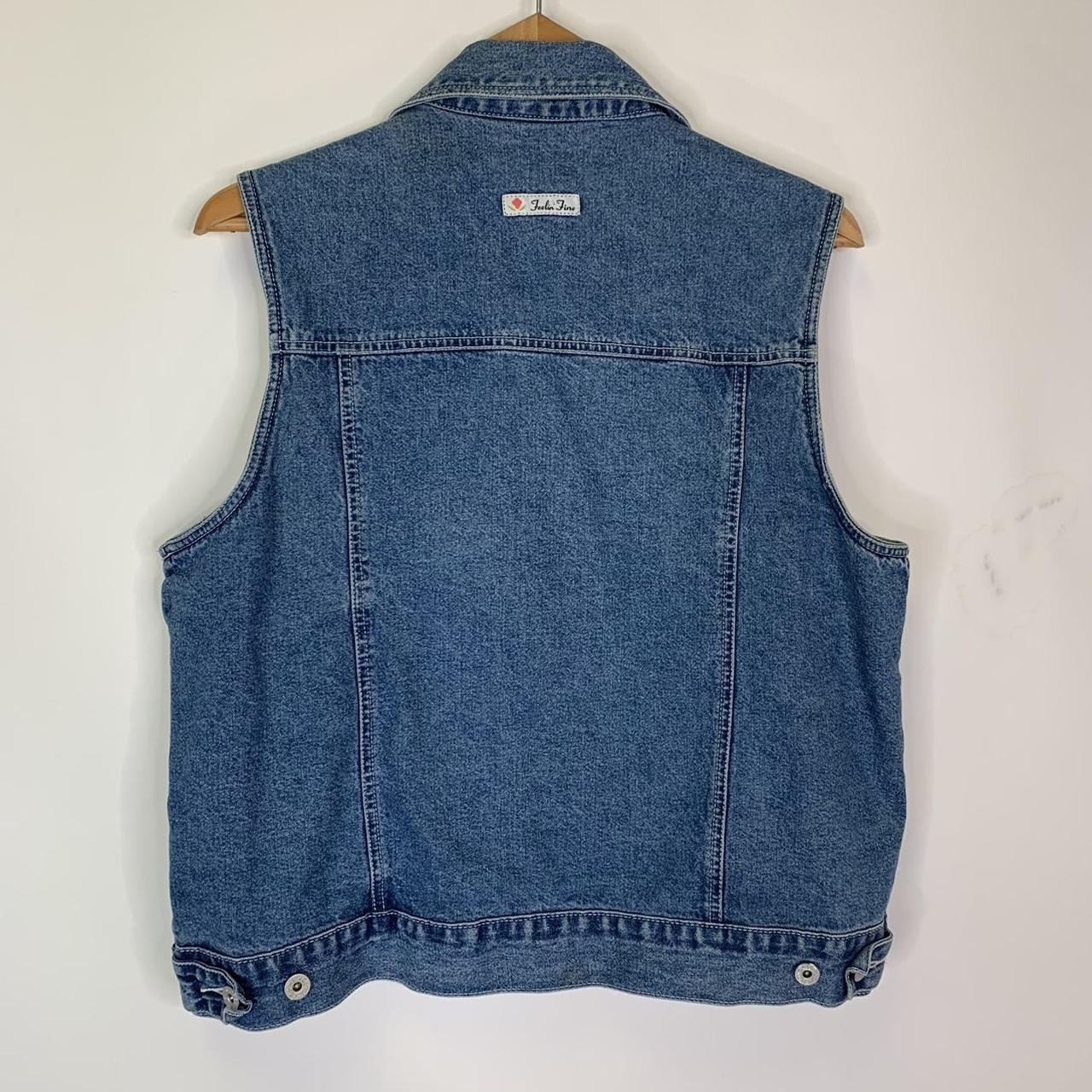 Vintage Mickey Unlimited denim vest. Size L.... - Depop