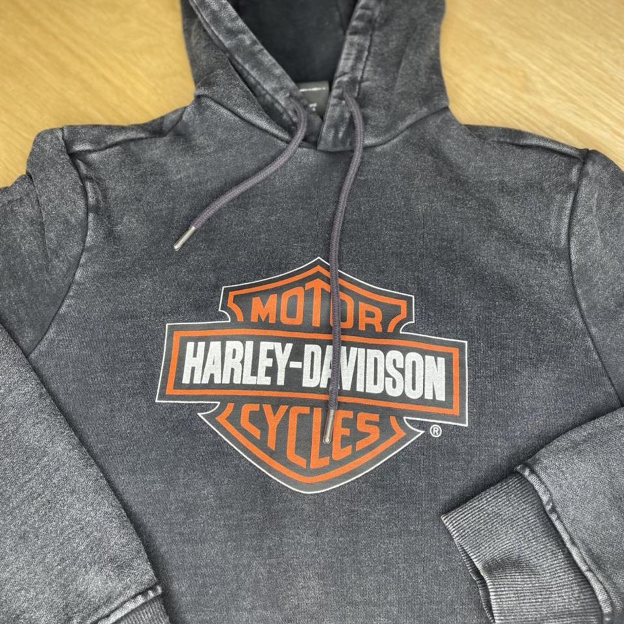 Harley Davidson like new Unisex Hoodie purchased... - Depop