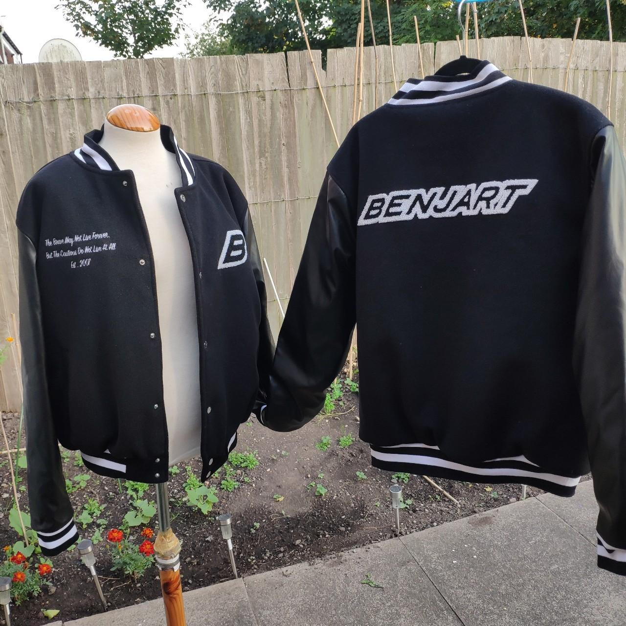 Rubber Stamped HRH Jacket - Black/White – Benjart