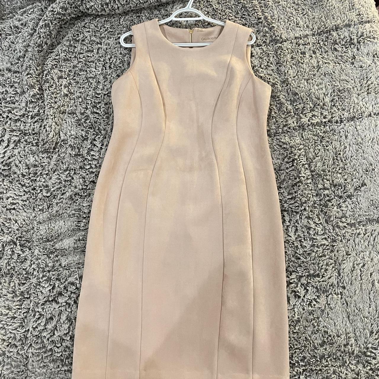 Calvin Klein Women's Pink Dress | Depop