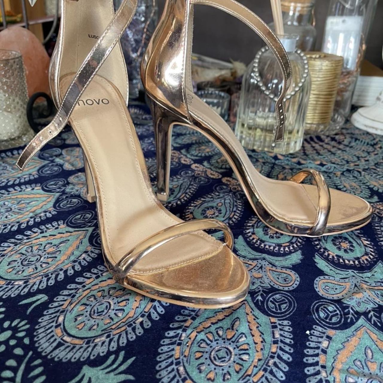 Rose gold deals heels novo