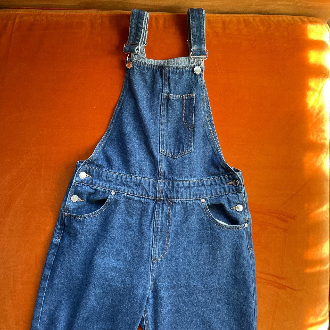 Really cute denim overalls that are also super... - Depop