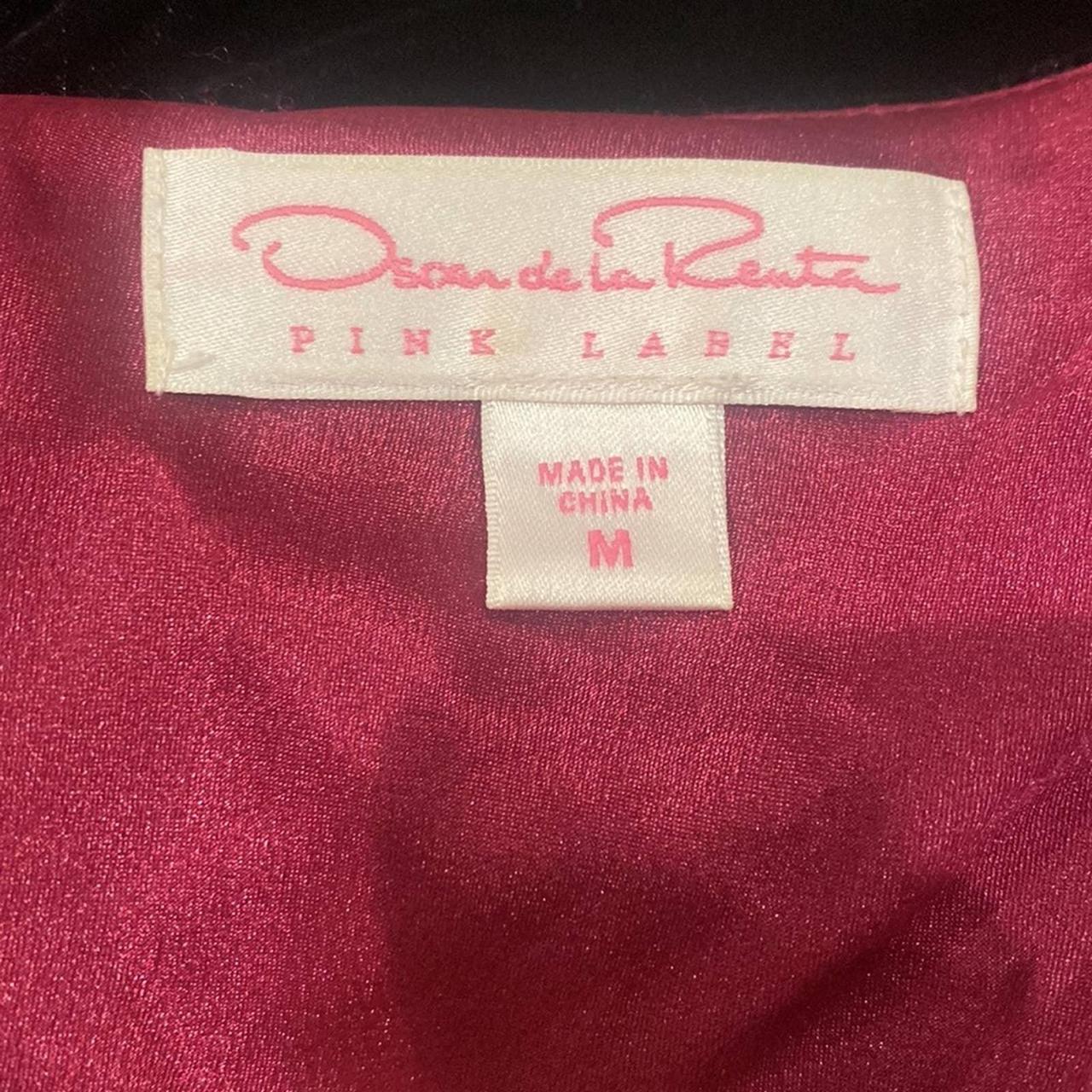 Oscar de la Renta Pink Label velvet caftan with... - Depop