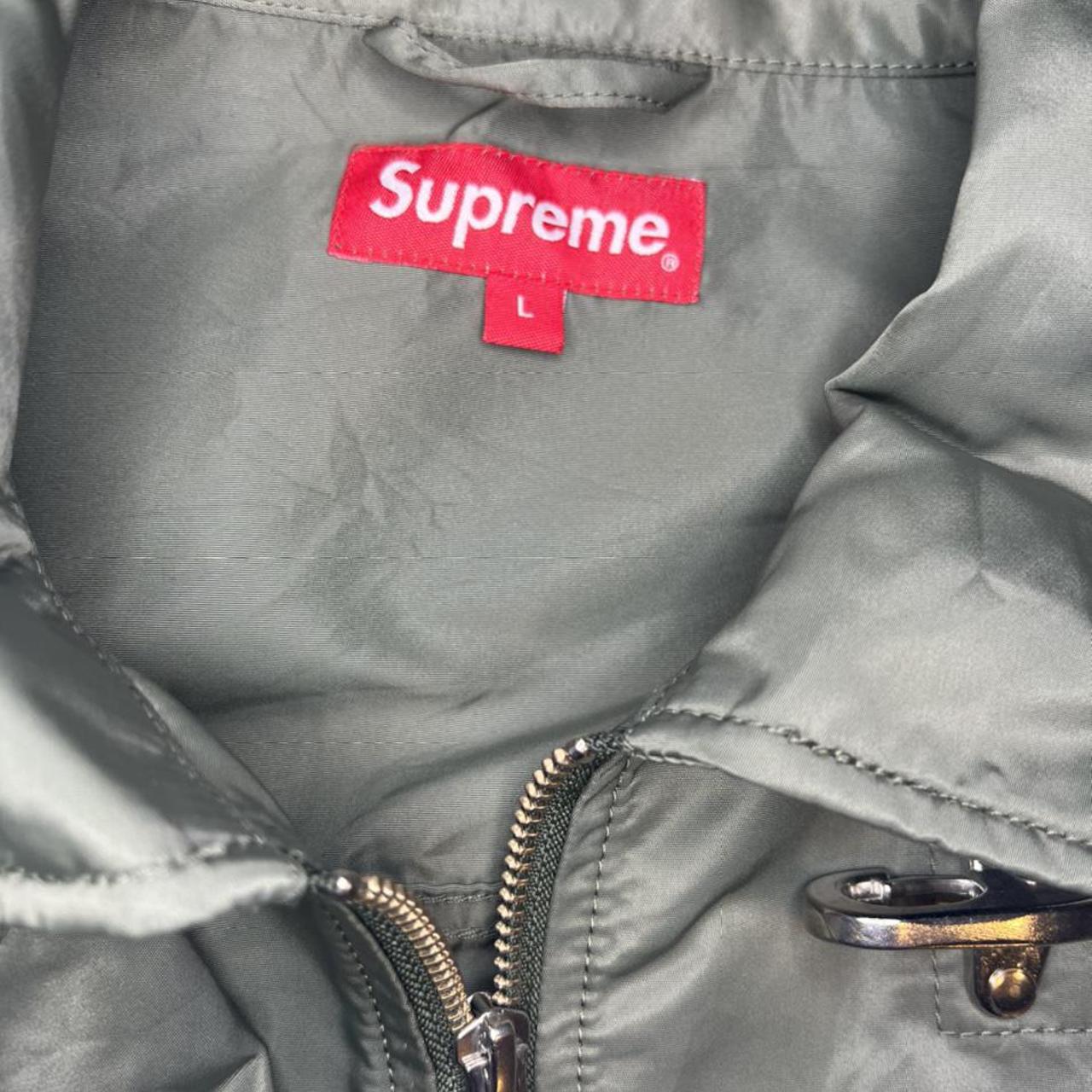 Supreme Nylon Turnout Jacket, Olive, Size Large... - Depop