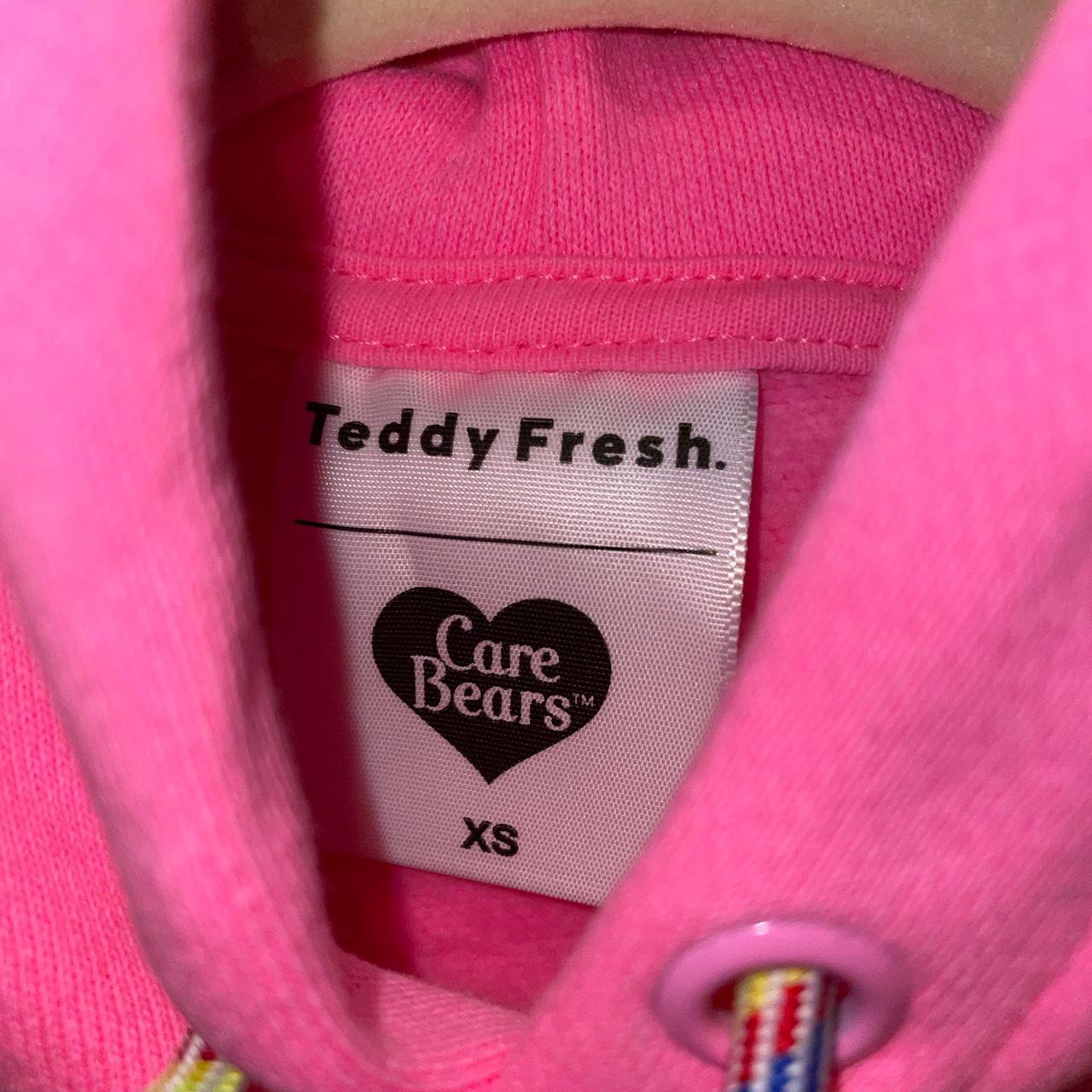 Teddy Fresh Women's Pink Hoodie | Depop