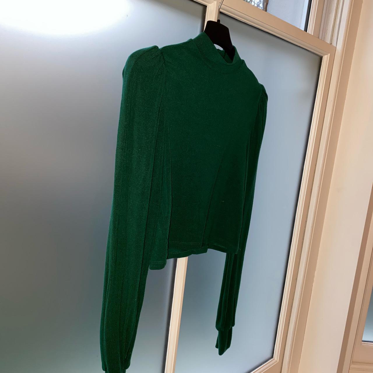 reformation green sweater