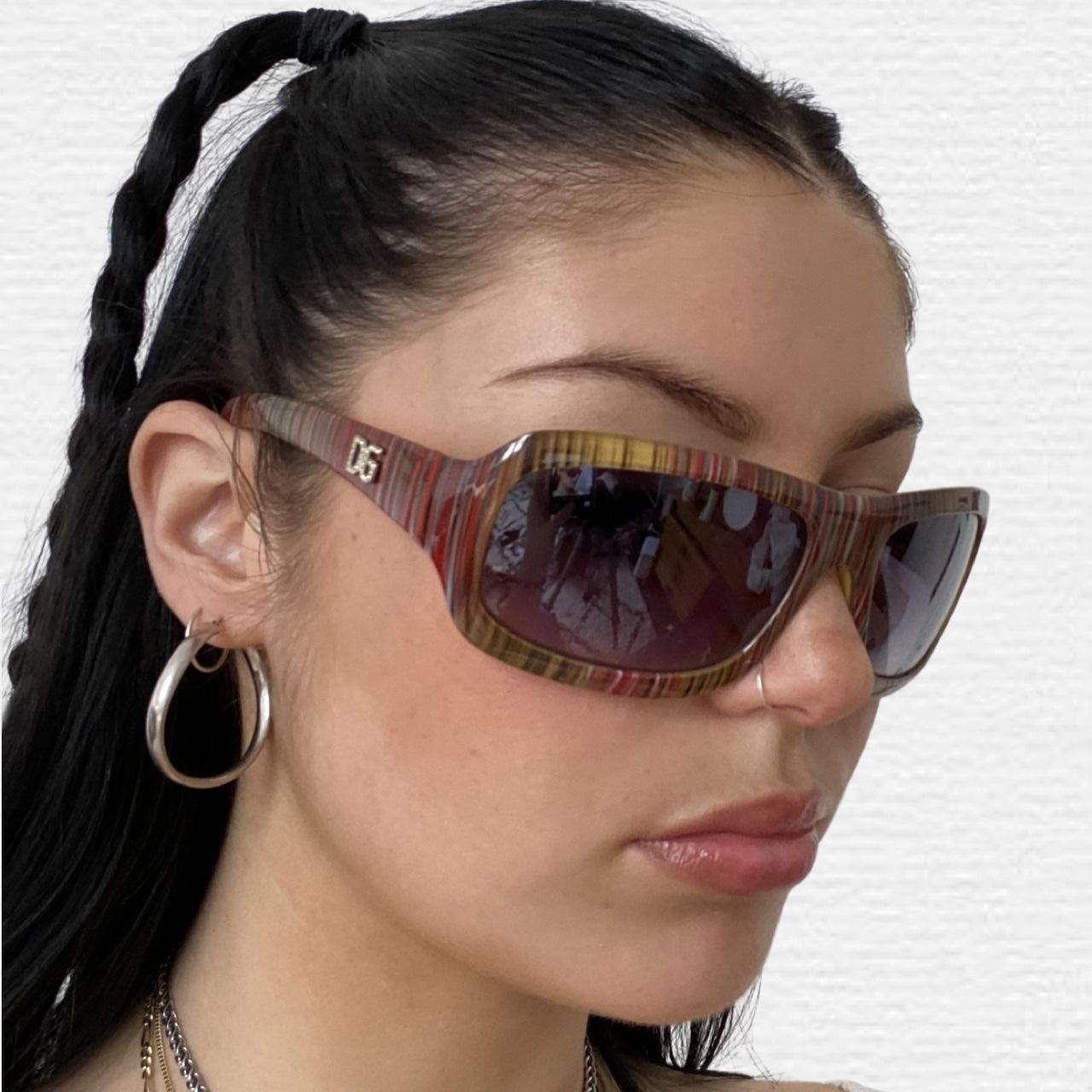 The Coolest Dolce & Gabbana Striped Sunglasses !... - Depop