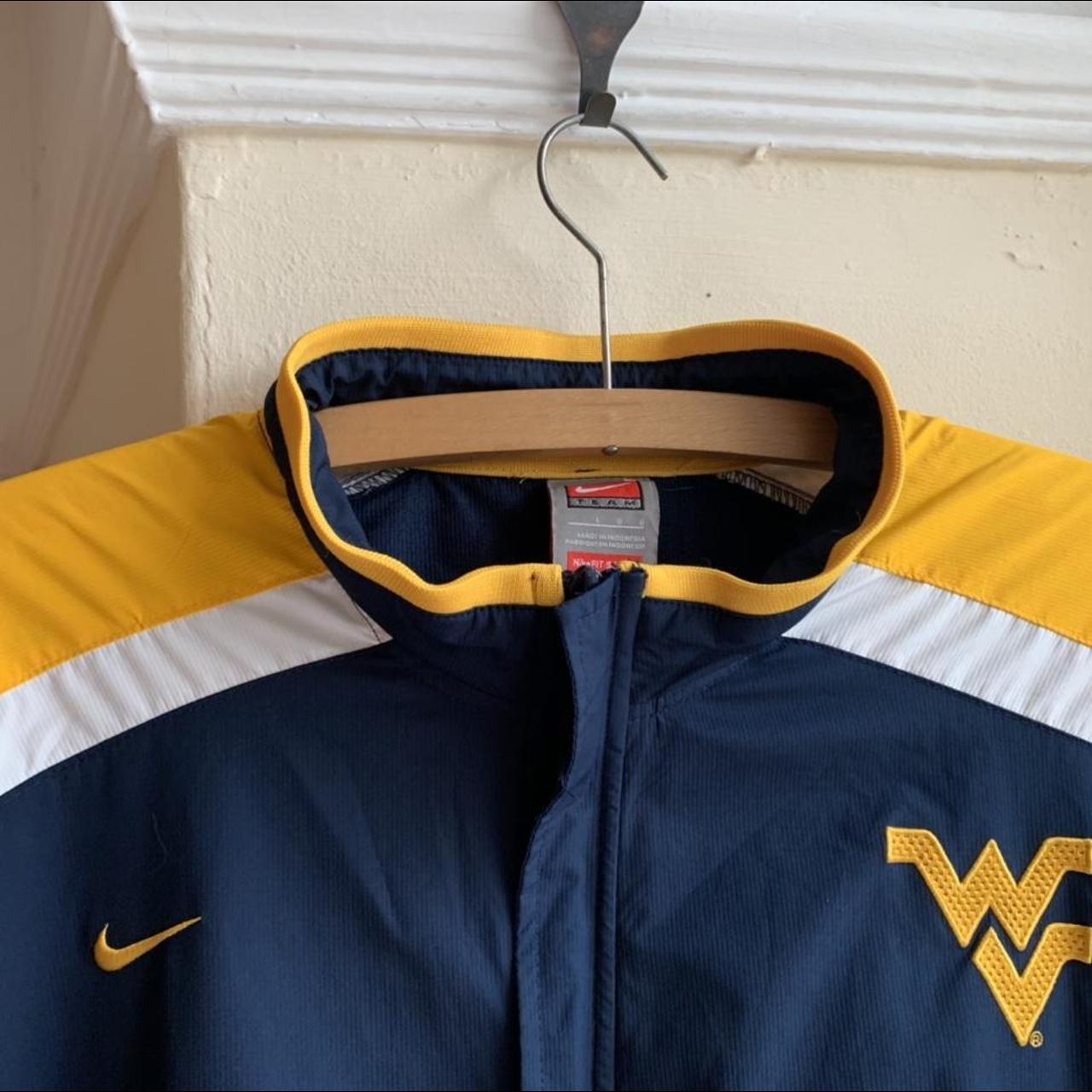 Nike Men's Blue and Yellow Jacket | Depop