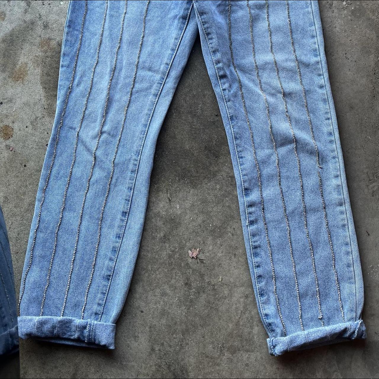 Super cute tiger mist jeans Jewels details all over… - Depop