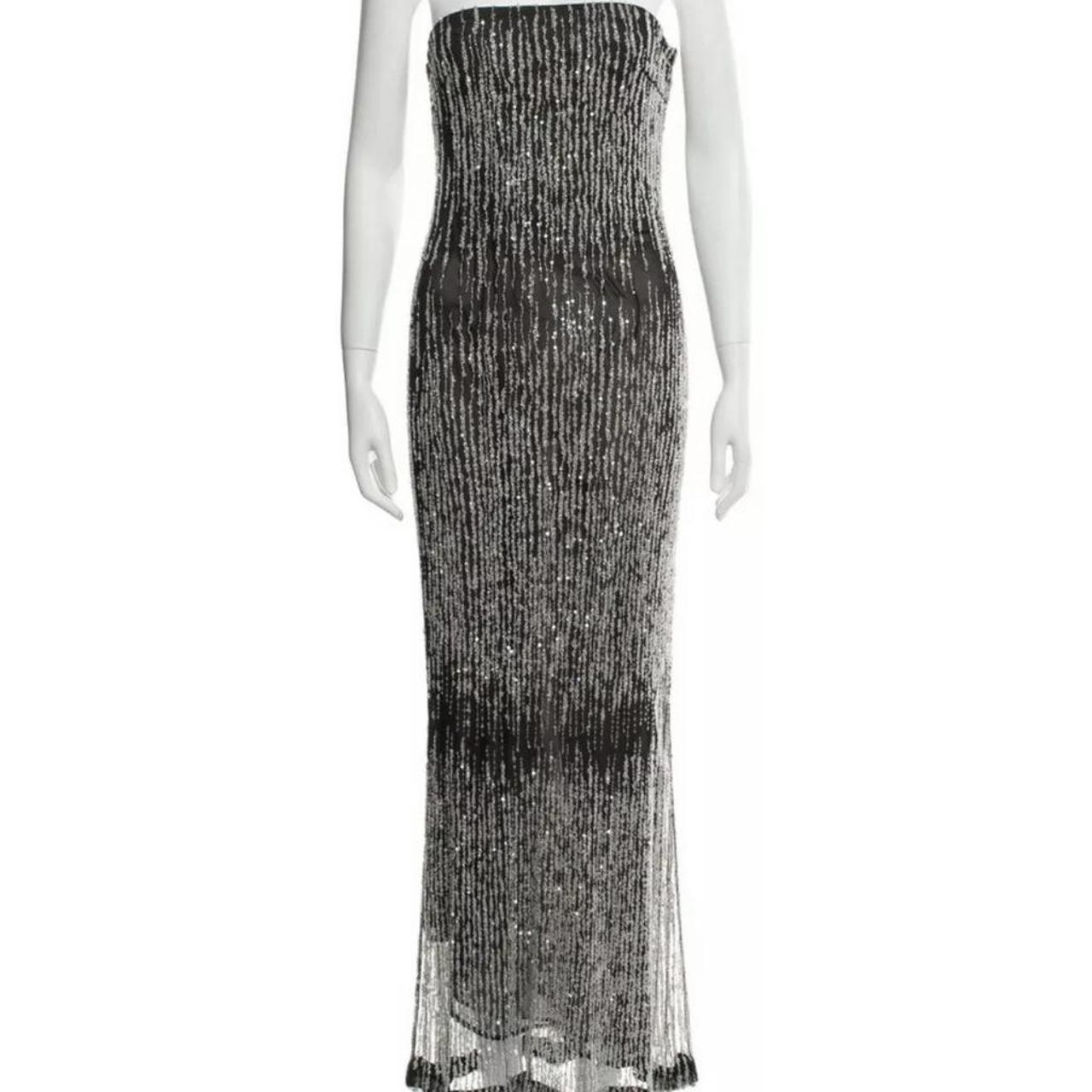 vera wang sequin gown
