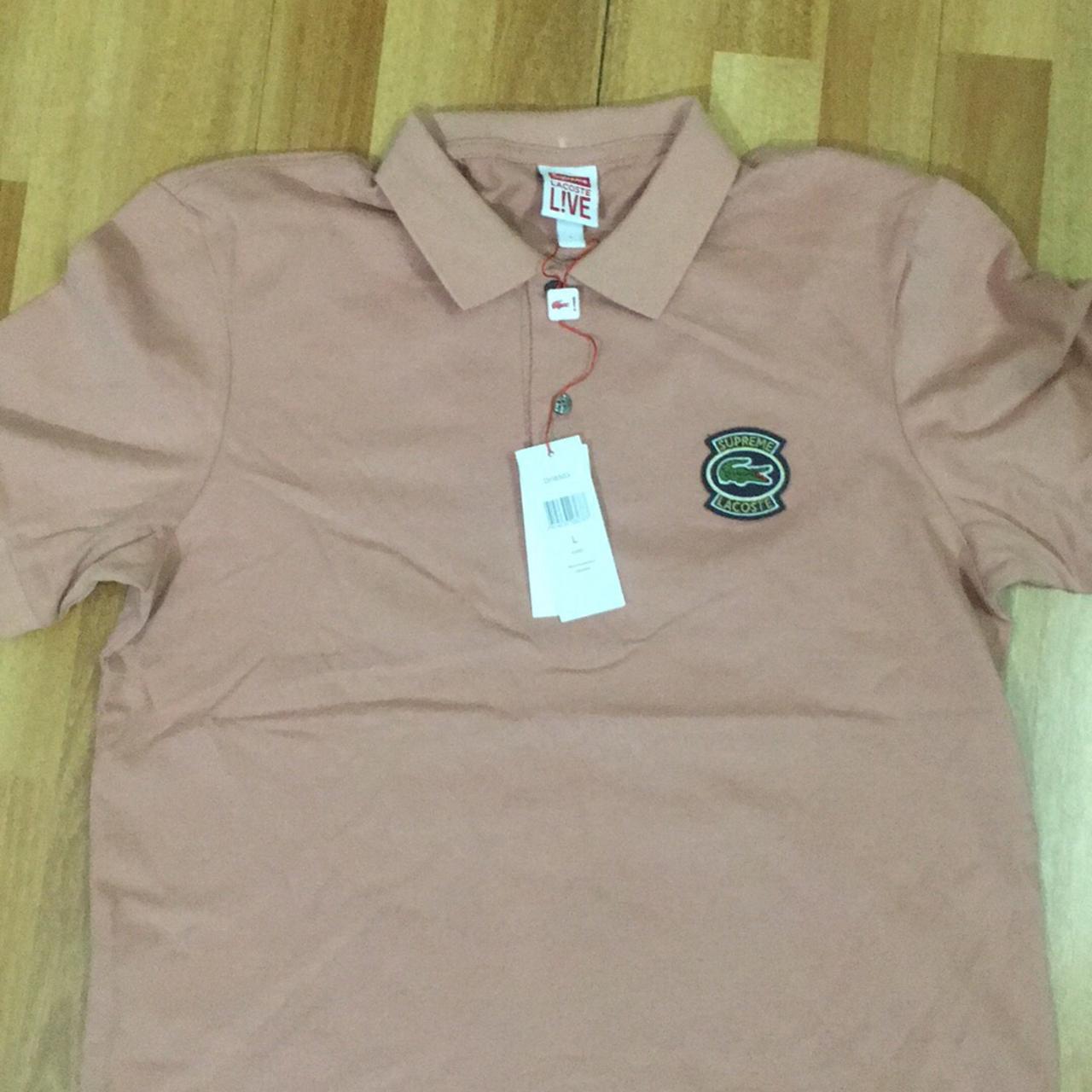 Supreme lacoste velour clearance polo