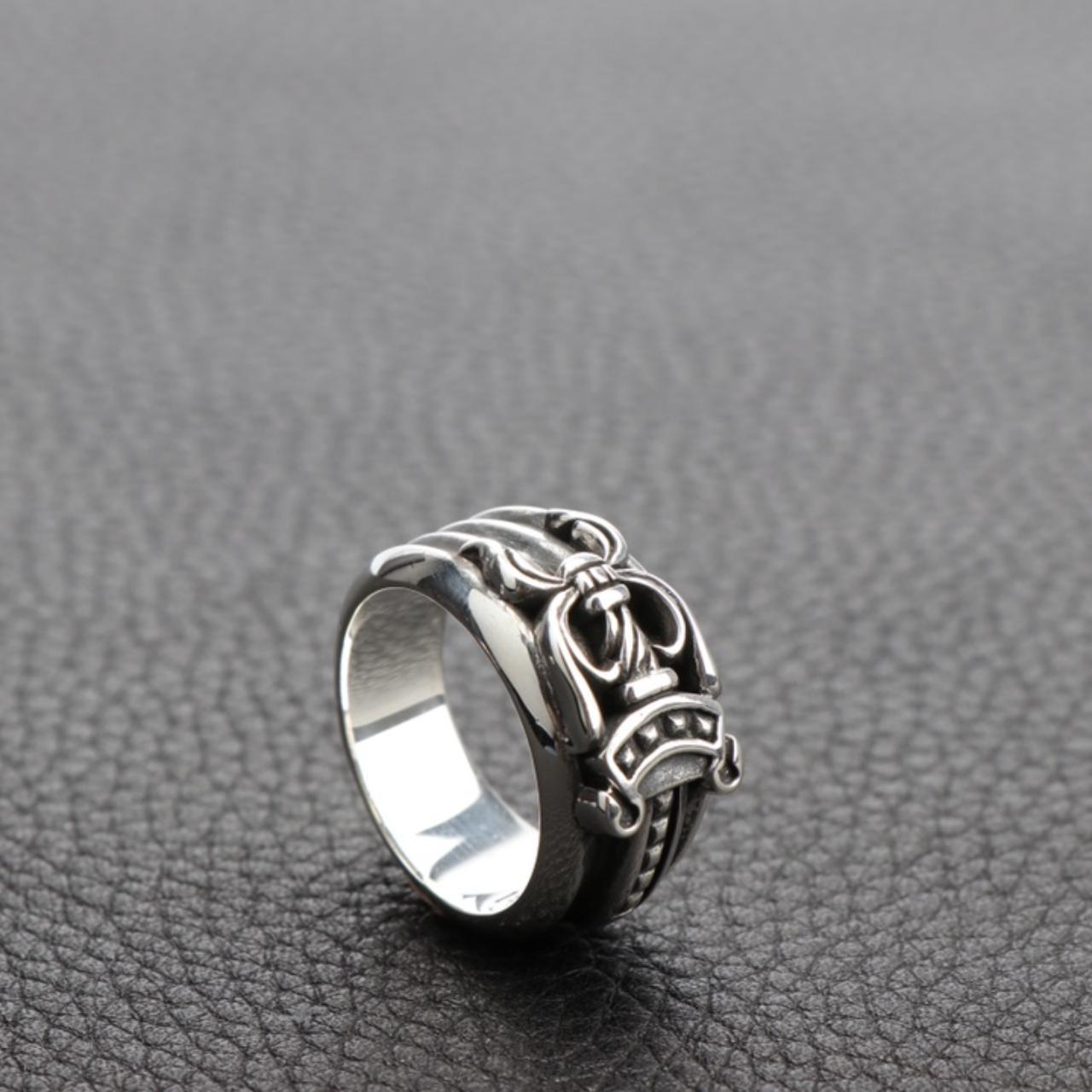 Chrome Hearts Dagger Ring Size: 7 brand new 100% | Depop