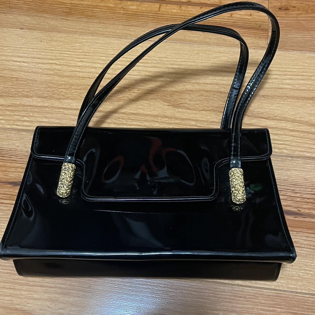 Vintage patent leather on sale handbags