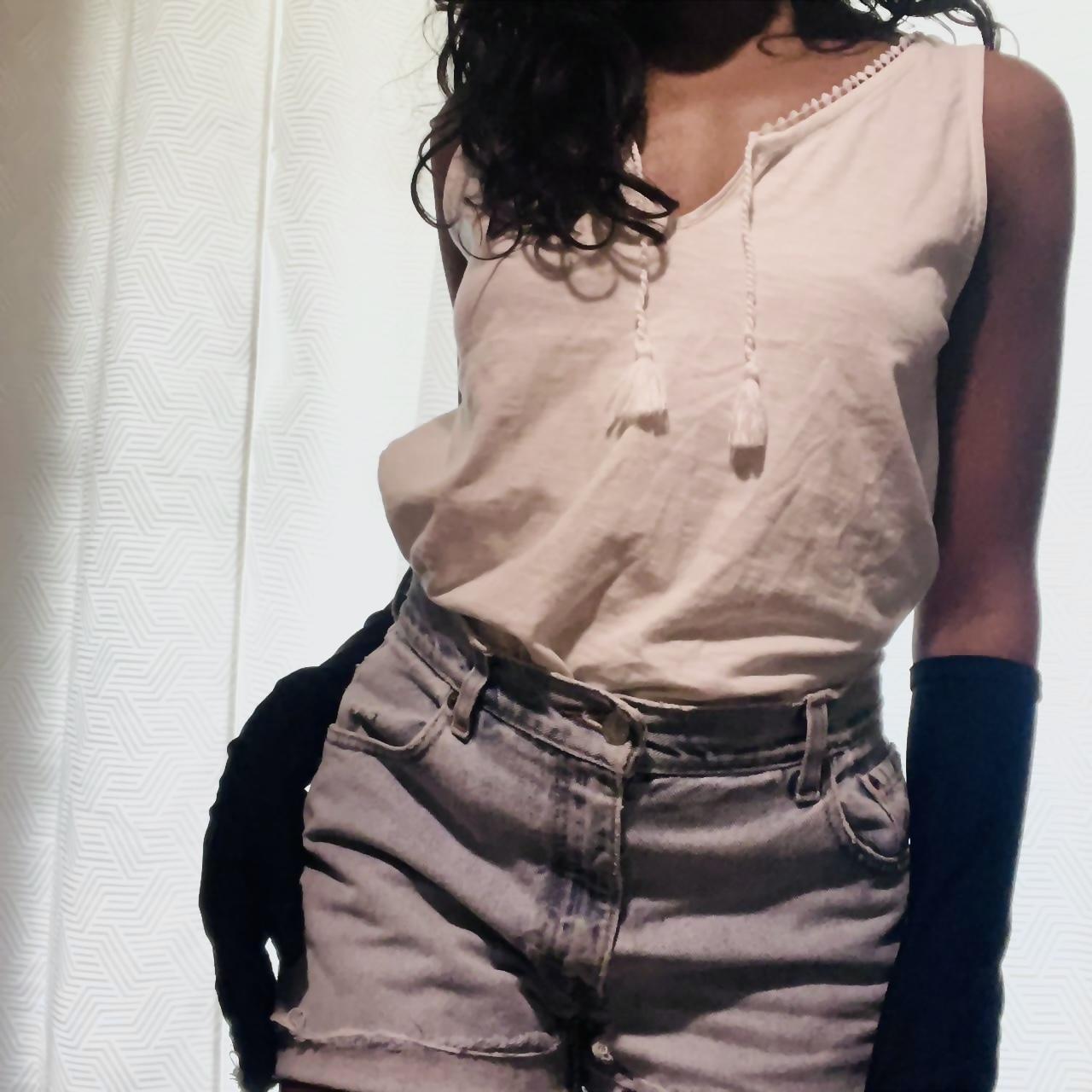 Details : A white tank top, soft and white thin,... - Depop