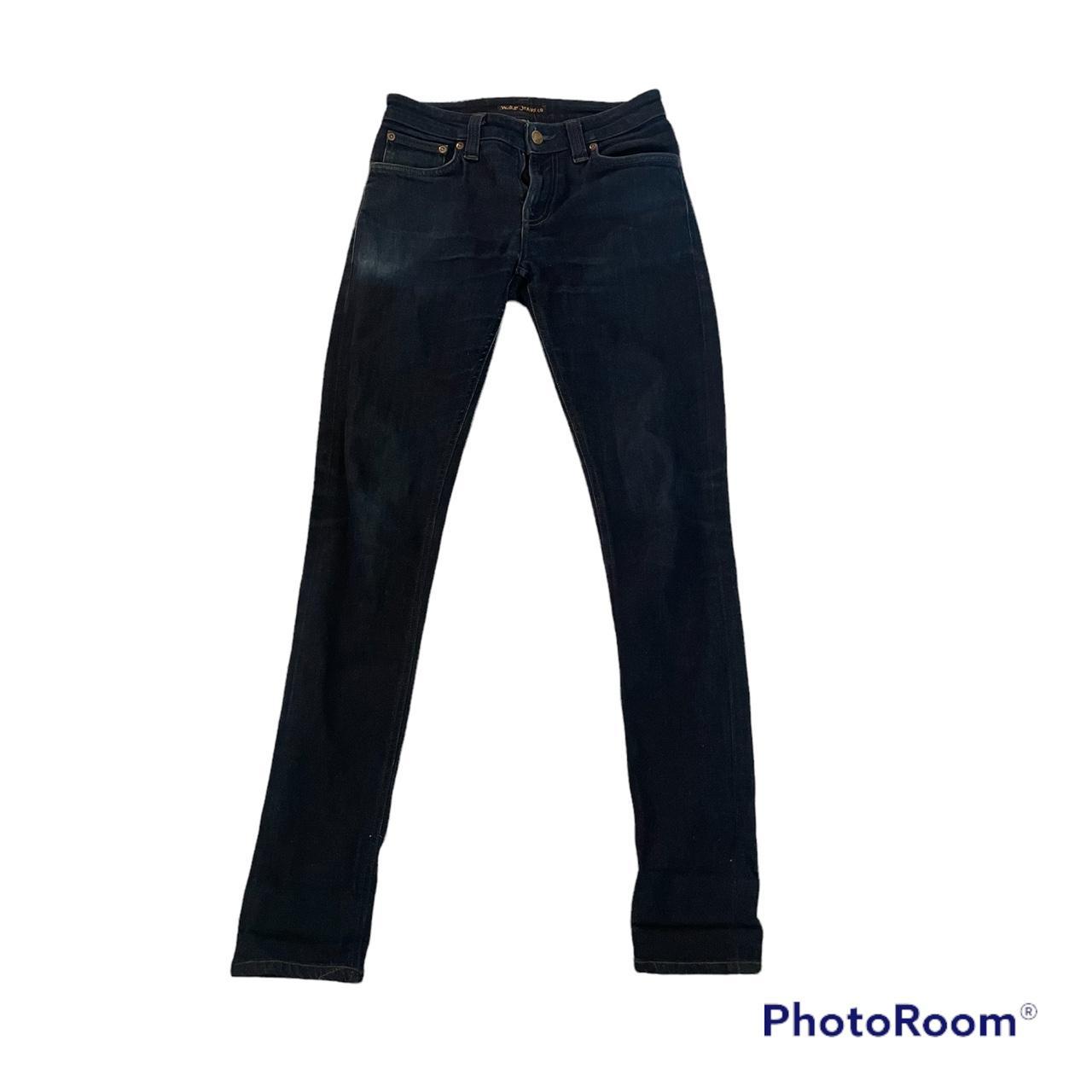 Skinny Lin Nudie Jeans Color: Dry Steel (dark blue)... - Depop