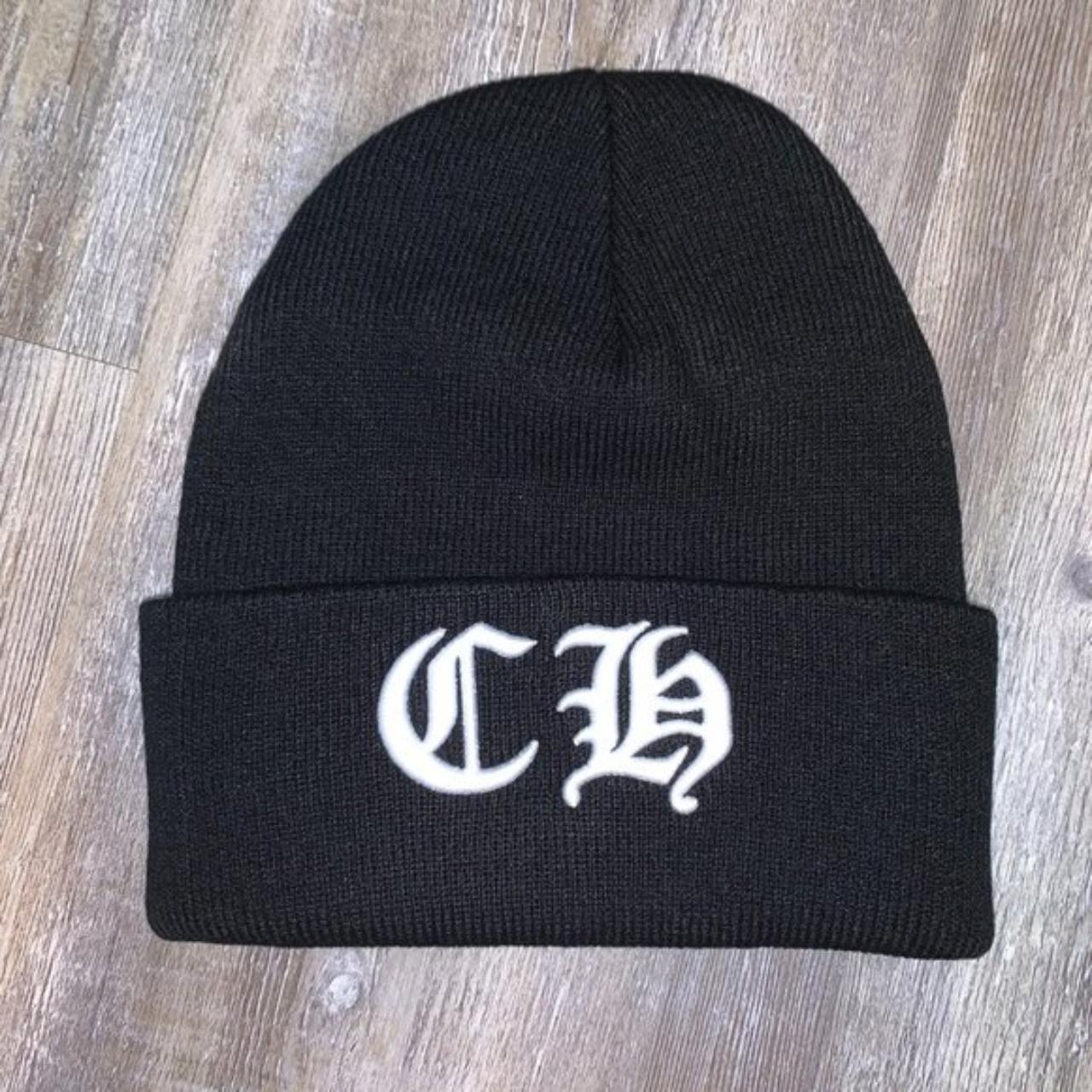 Chrome Hearts Beanie Black Horse Shoe CH Hollywood | Depop