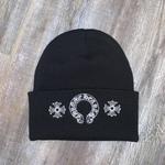帽子 CHROME HEARTS horse hoe beanie black CHROME HEARTS HORSESHOE BEANIE 'BLACK' – Sadō Room