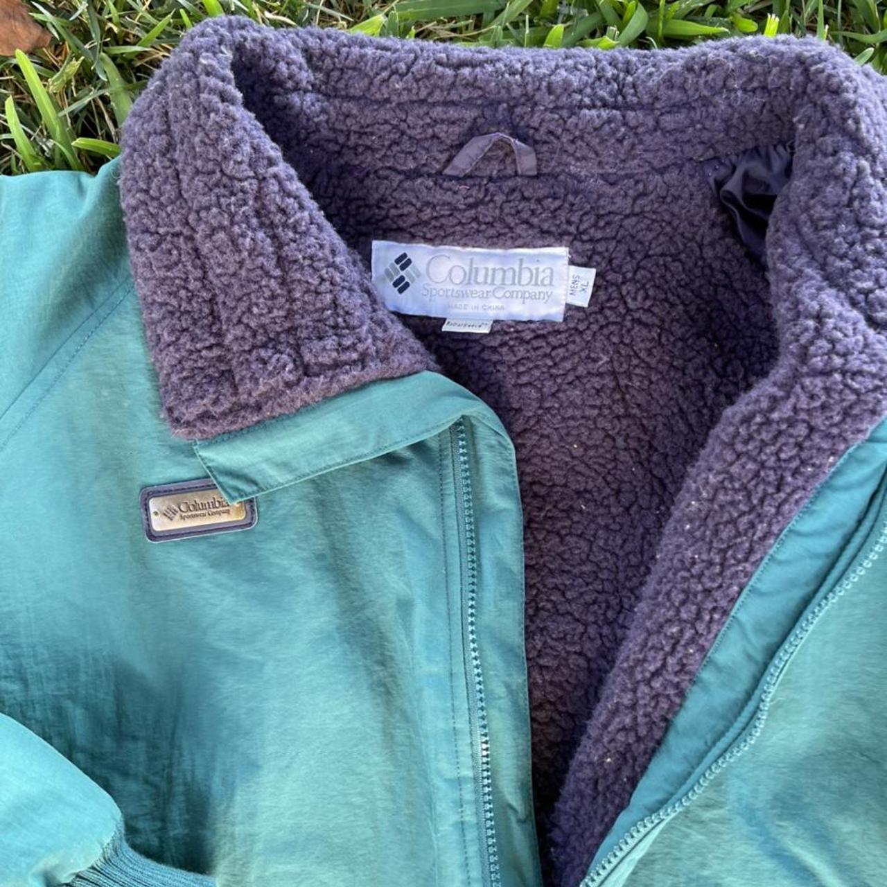 Vintage Columbia Men’s FleeceLined Jacket Size XL... Depop