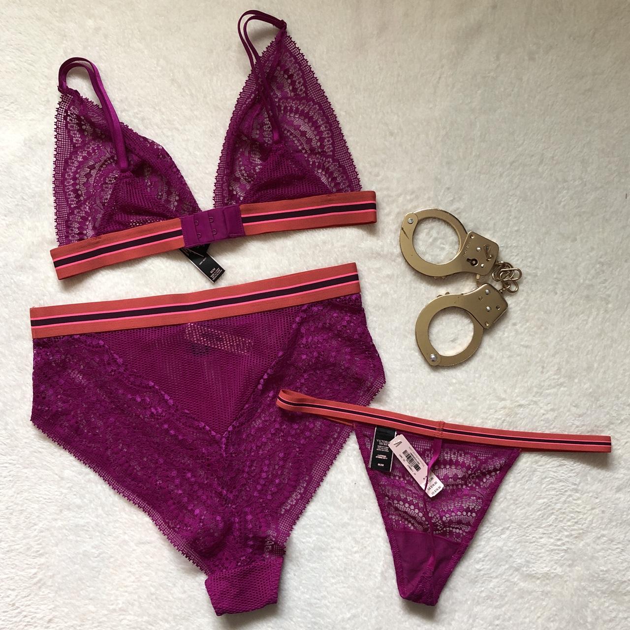 Victoria Secret Three Piece Matching Set 💋 || bright... - Depop