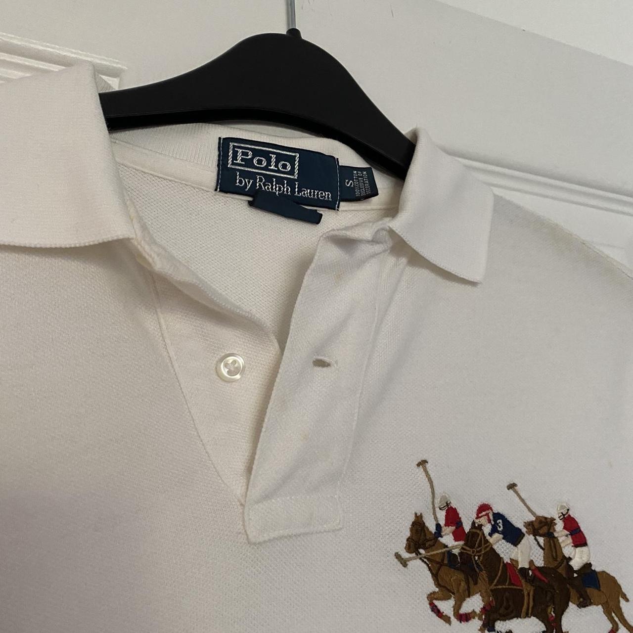 Polo Ralph Lauren Men's White and Black Polo-shirts | Depop