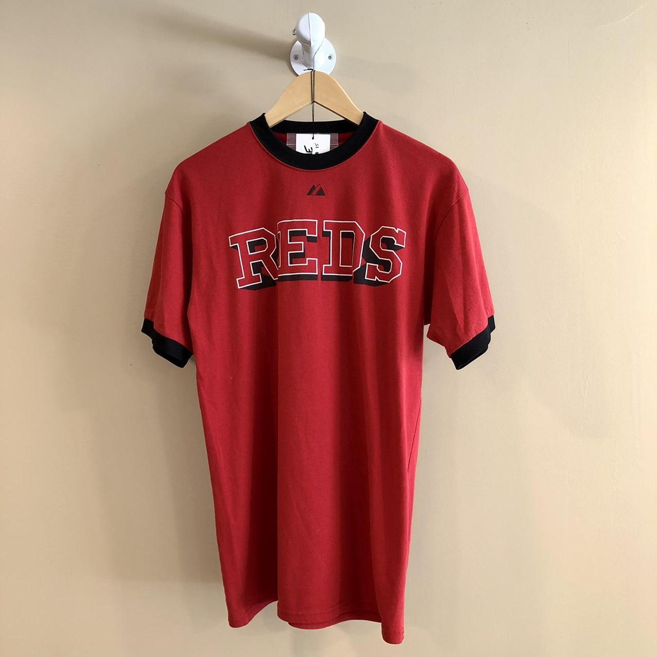 Vintage Majestic Cincinnati Reds Jersey Men's Size - Depop