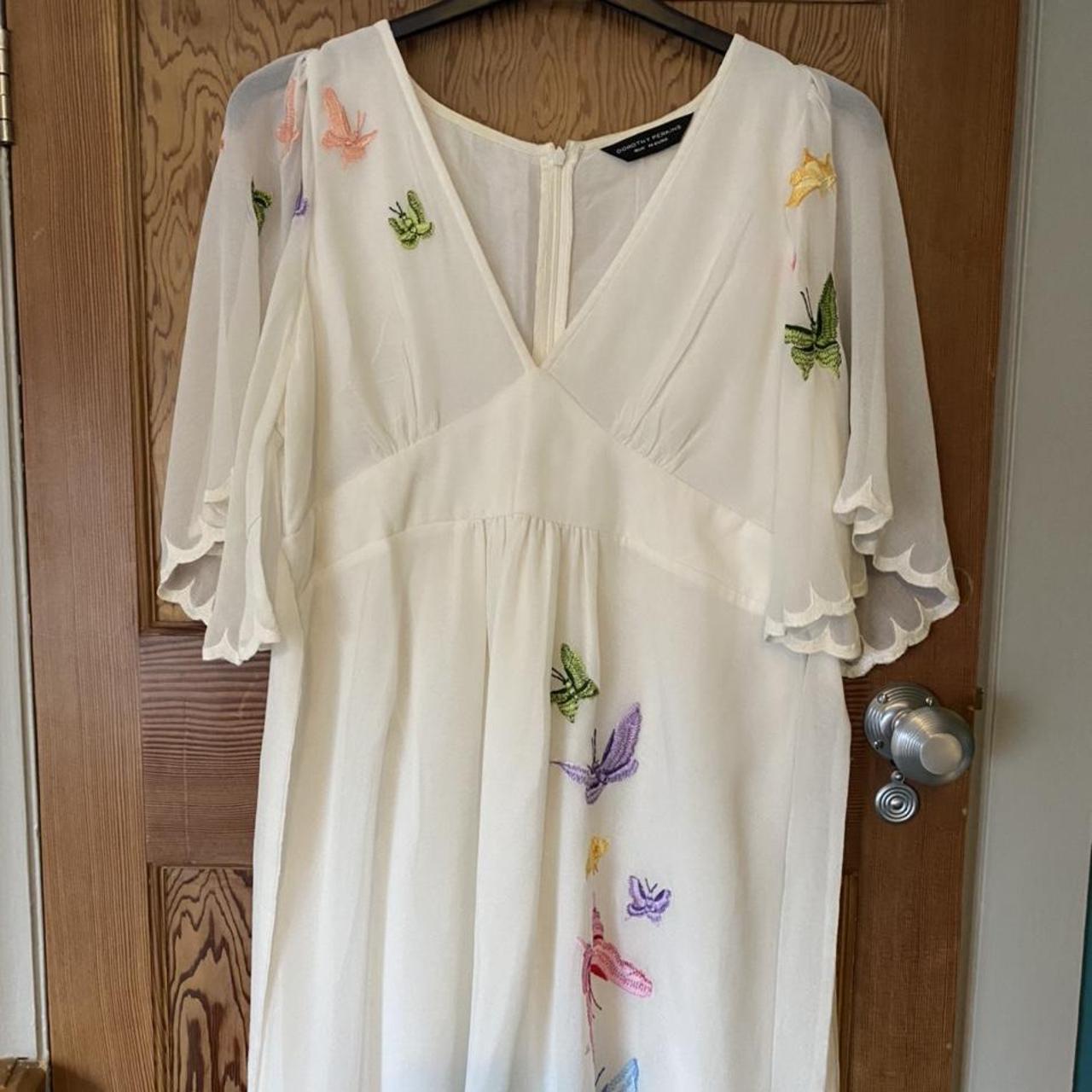 Dorothy Perkins Women's White Dress | Depop