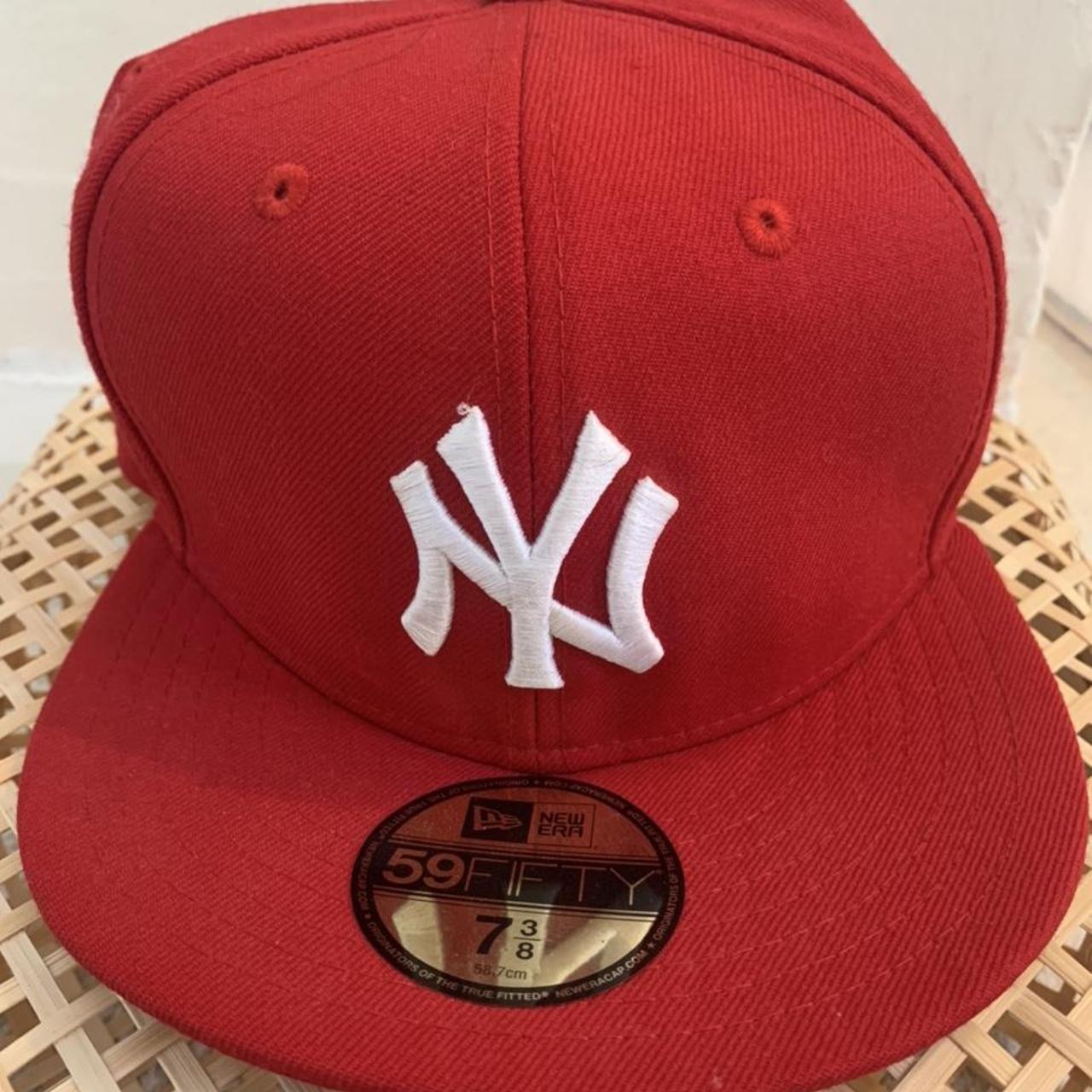 New Era Men's Red Hat | Depop