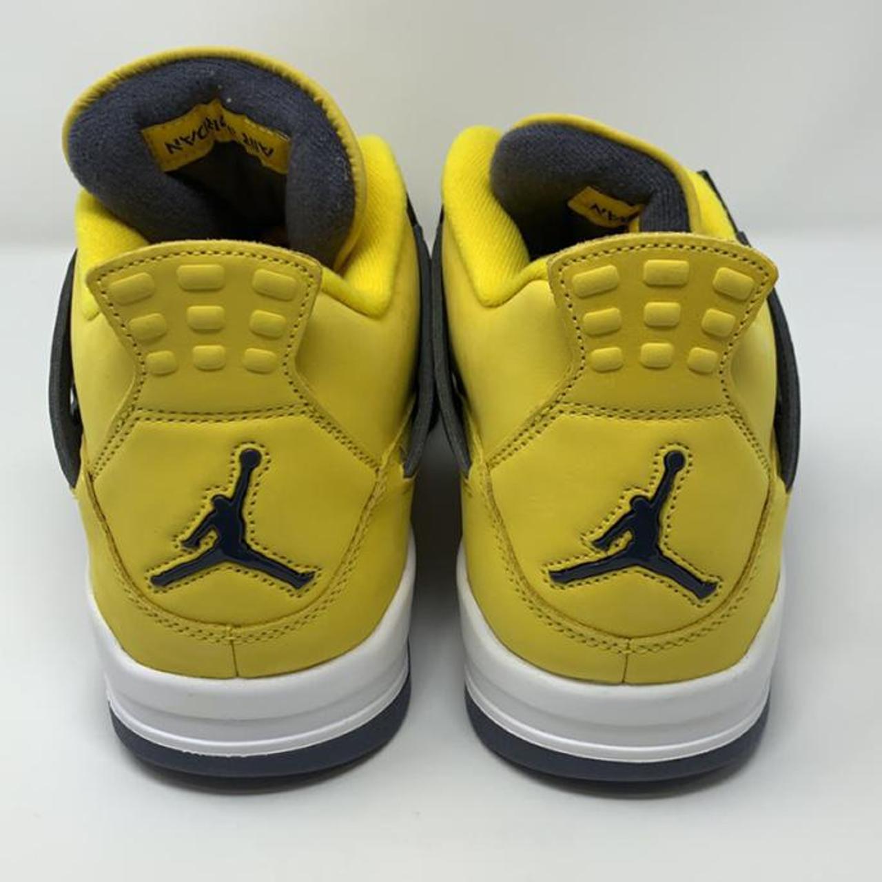 jordan 4 lightning fake vs real