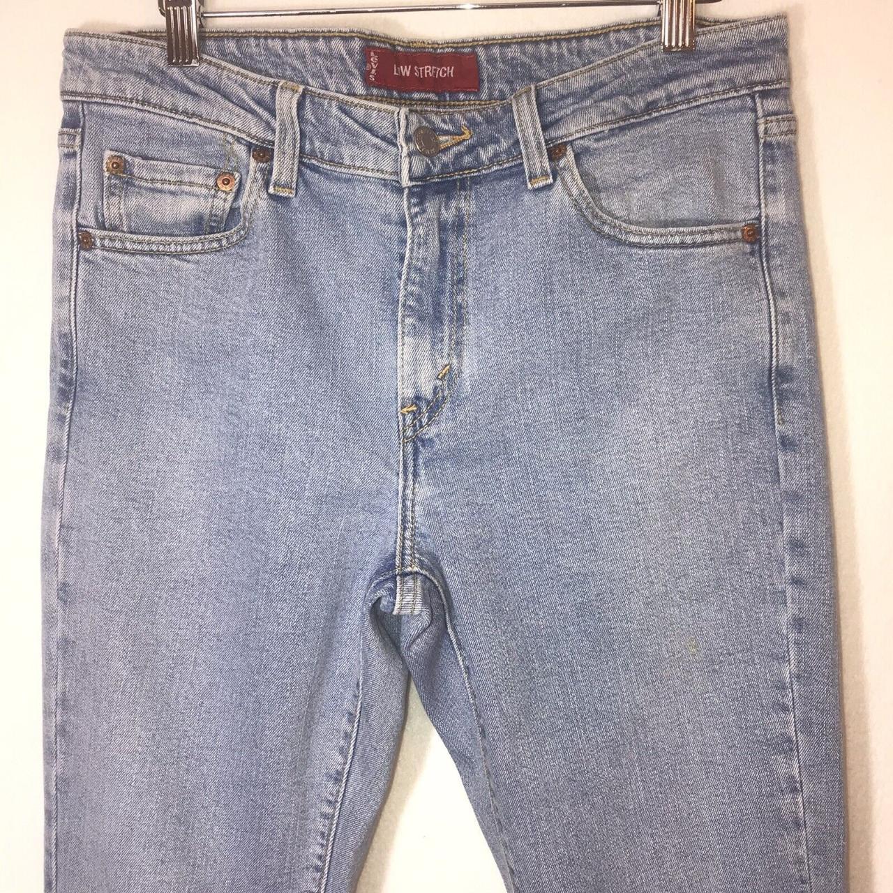 Womens Vintage Levis 519 Stretch Flare Jeans Size... - Depop