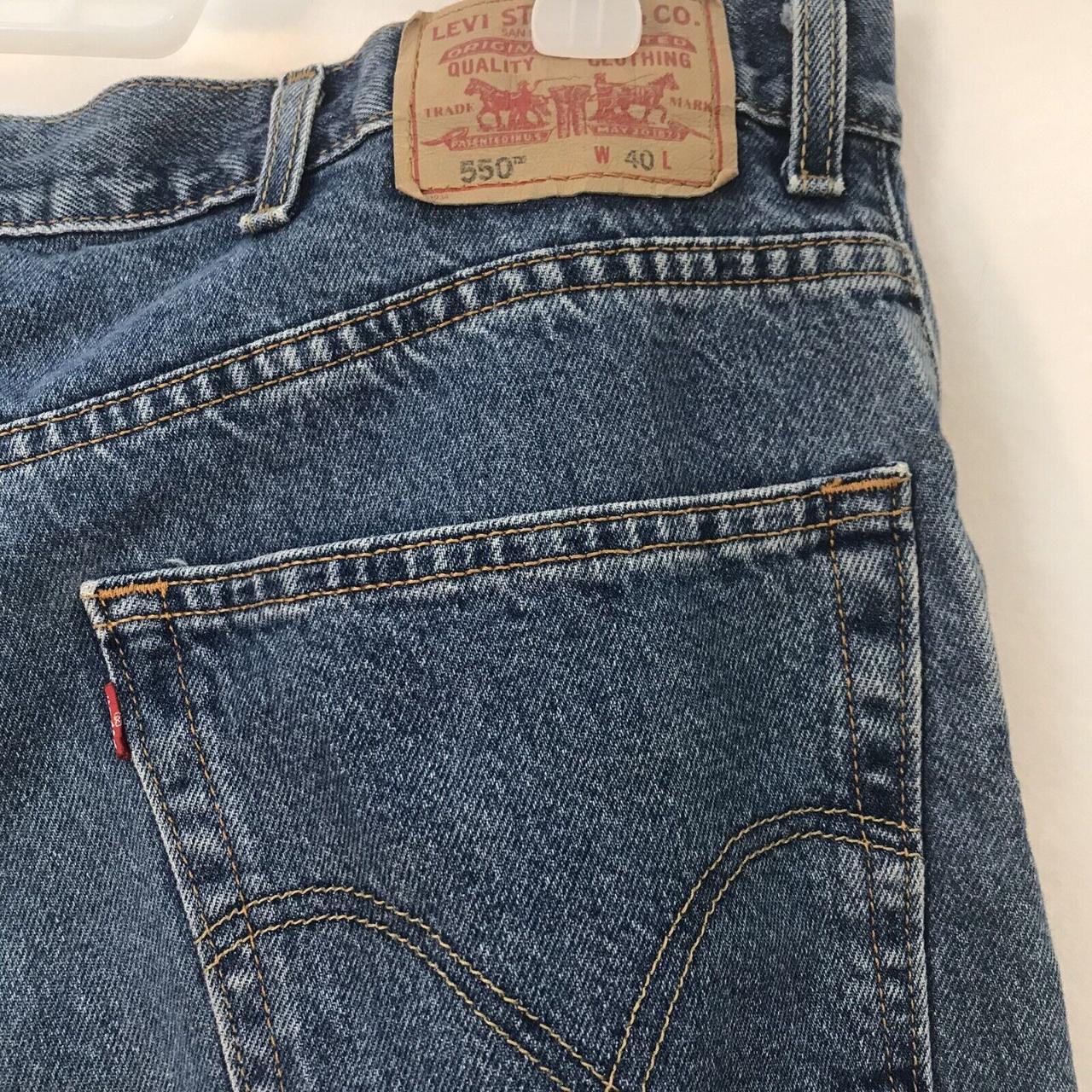 Mens Levis Jean Denim Shorts Size 40 100% Cotton.... - Depop