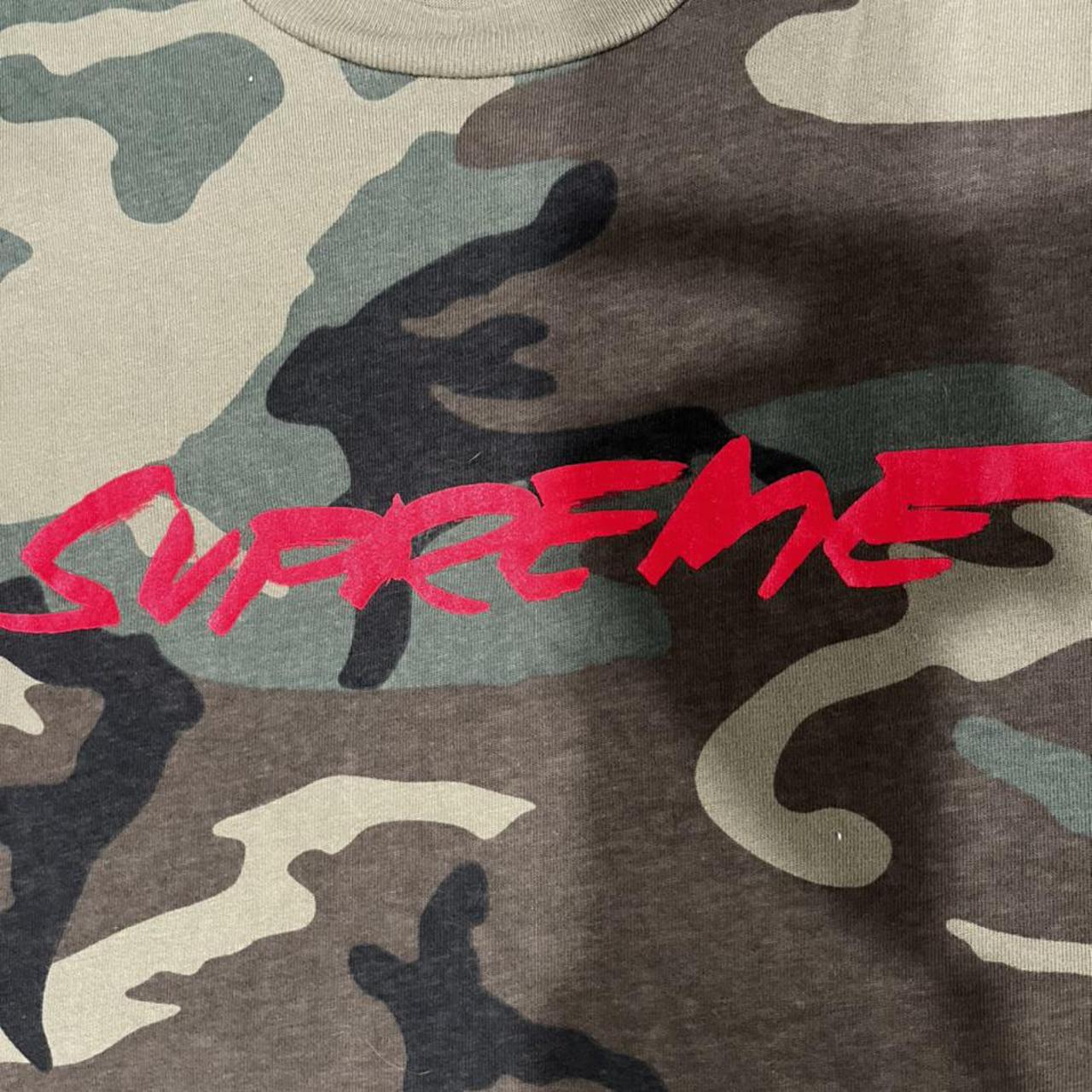 supreme “justice for all” camo print t shirt Size... - Depop