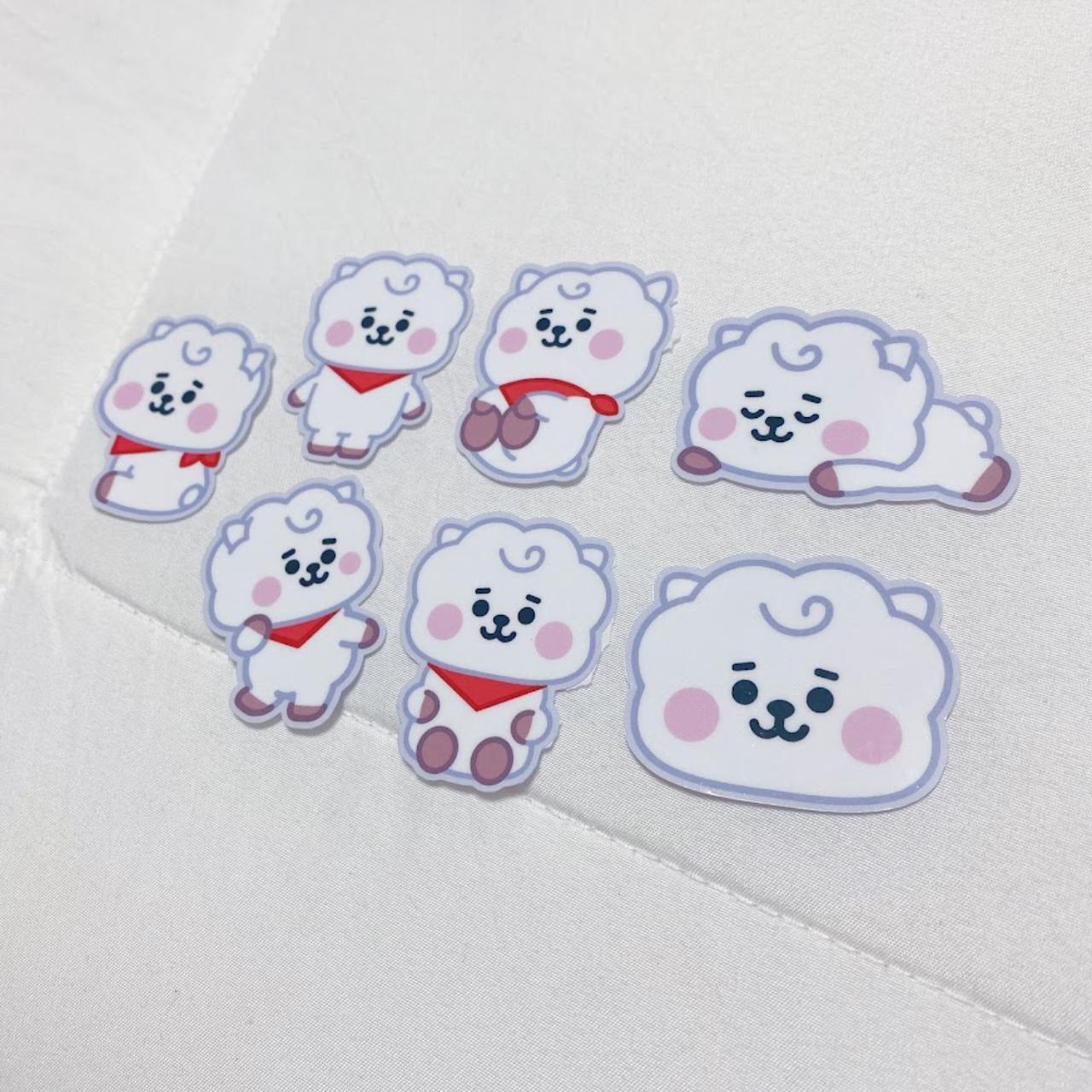 BTS Bt21 RJ die cut sticker set... - Depop